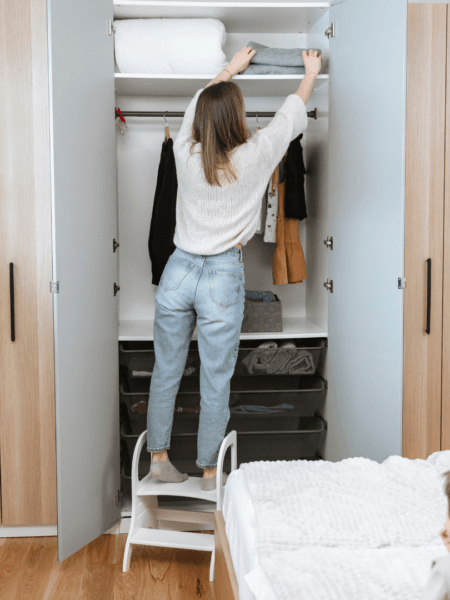 MIIMO® reguliuojamo aukščio pakopa – Balta
