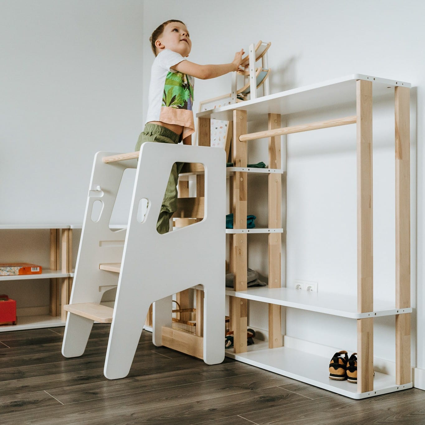 Montessori virtuvės bokštelis „Safety+“ - Image 6