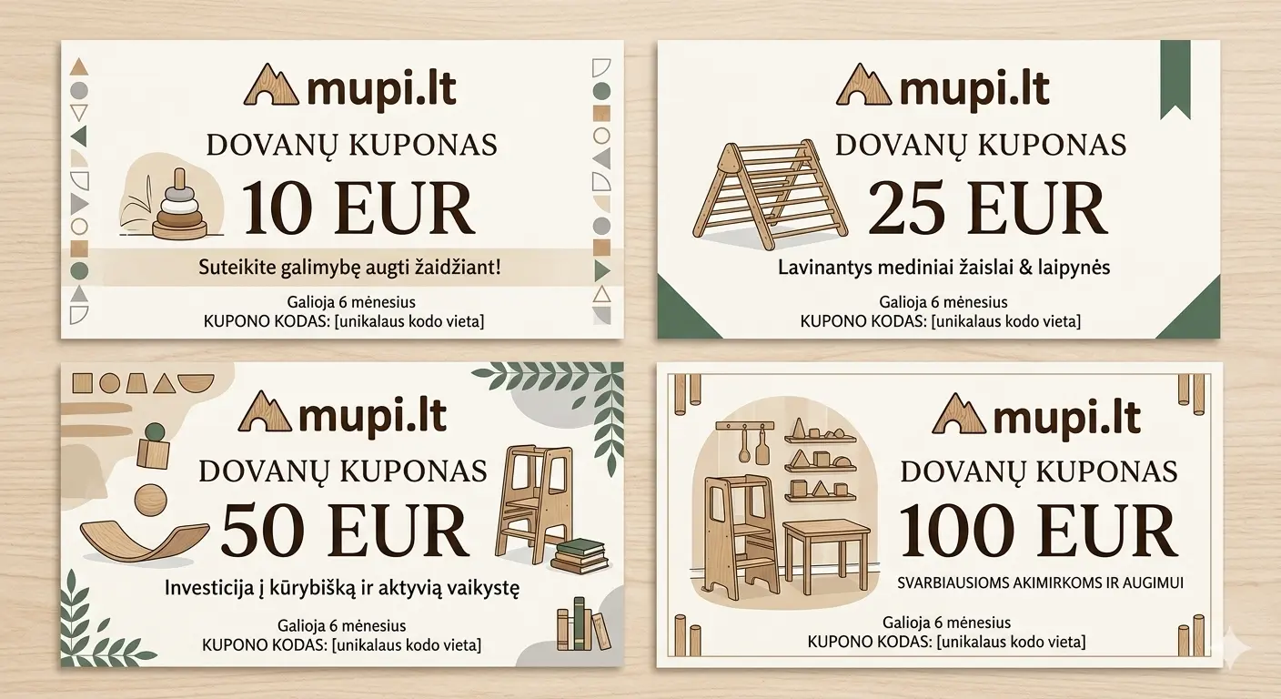 MUPI.LT Dovanų kuponas