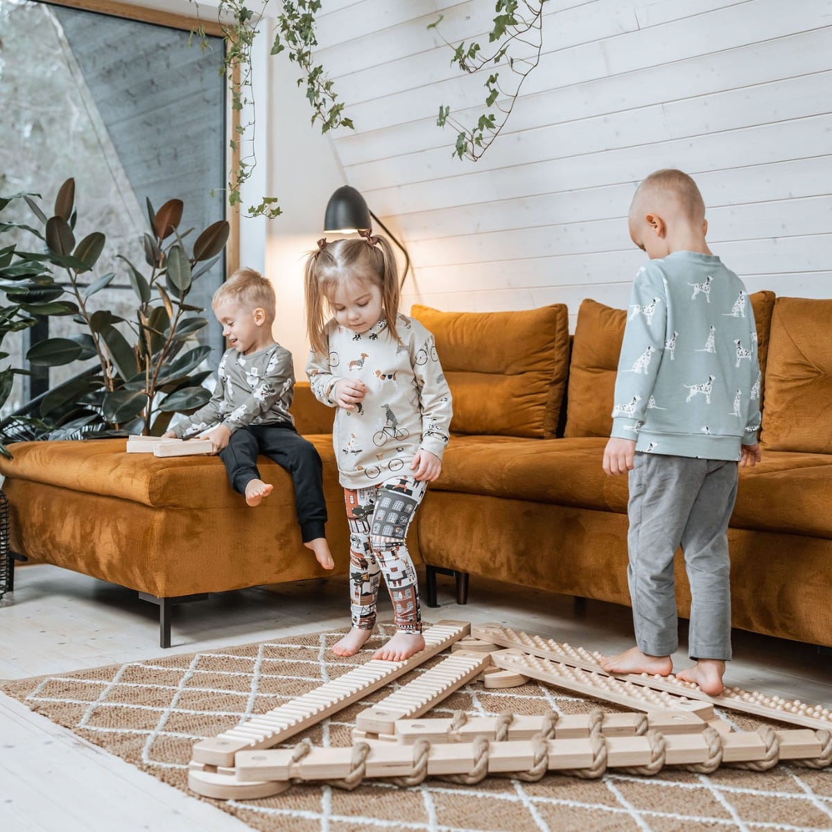 TipiToo® „Small“ balansavimo sijų rinkinys (3 vnt.) – su džiuto virve - Image 4